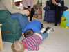 Patrick pushing Mathew with his head...kids are simply barrriliant 